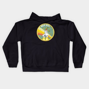 nasa logo vintage Kids Hoodie